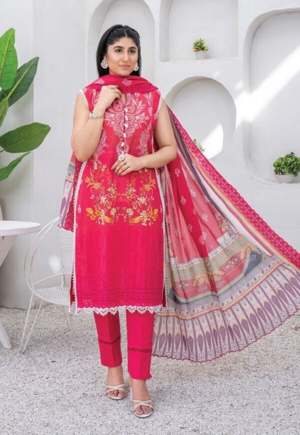 RANGRANI Ambroidered Lawn Sale with Digital Printed - D/01 X16537